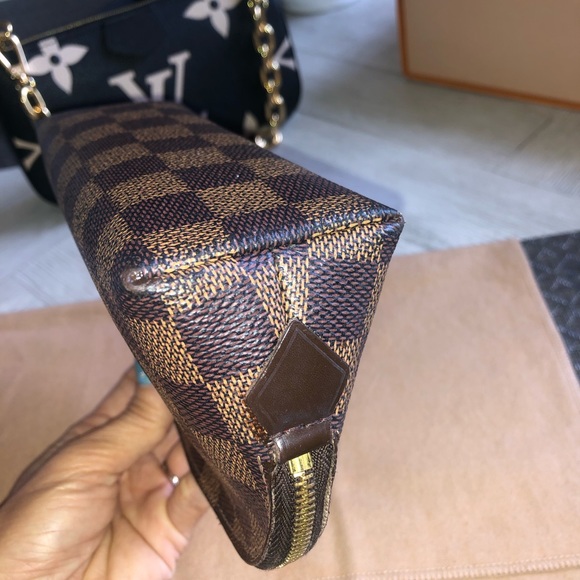 SOLD Authentic LV Damier Ebene Cosmetic Pouch - Picture 5 of 16